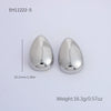Wholesale Stainless Steel Dropshaped Irregular Retro Earrings Electroplated Jewelry