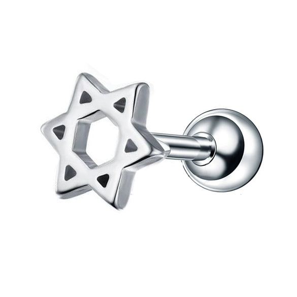Wholesale Stainless Steel Ear Nails With Fivepointed Star Peach Heart And Cross Shapes Microinlaid Zircon Electroplated For Women