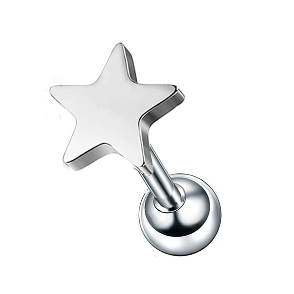 Wholesale Stainless Steel Ear Nails With Fivepointed Star Peach Heart And Cross Shapes Microinlaid Zircon Electroplated For Women