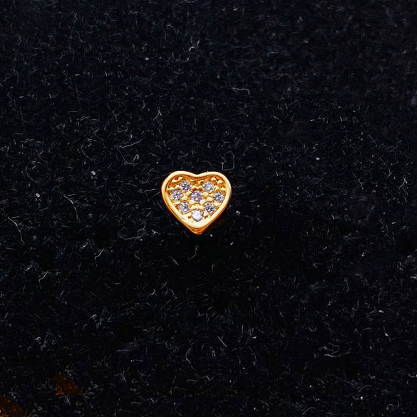 Wholesale Stainless Steel Ear Nails With Fivepointed Star Peach Heart And Cross Shapes Microinlaid Zircon Electroplated For Women