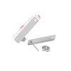 Wholesale Stainless Steel Earring Accessories Asymmetrical Exaggerated Plaid Geometric Electroplated