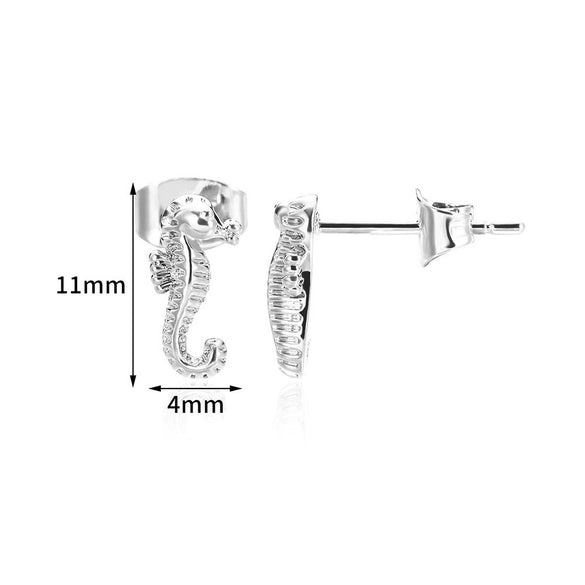Wholesale Stainless Steel Earrings Animal Zodiac Style Electroplated For Women