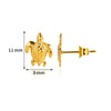 Wholesale Stainless Steel Earrings Animal Zodiac Style Electroplated For Women
