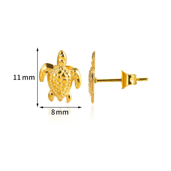 Wholesale Stainless Steel Earrings Animal Zodiac Style Electroplated For Women