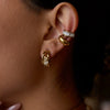 Wholesale Stainless Steel Earrings For Women Geometric Style Electroplated