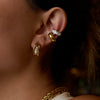 Wholesale Stainless Steel Earrings For Women Geometric Style Electroplated