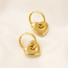 Wholesale Stainless Steel Earrings For Women With Leaf And Geometric Patterns Electroplated Design