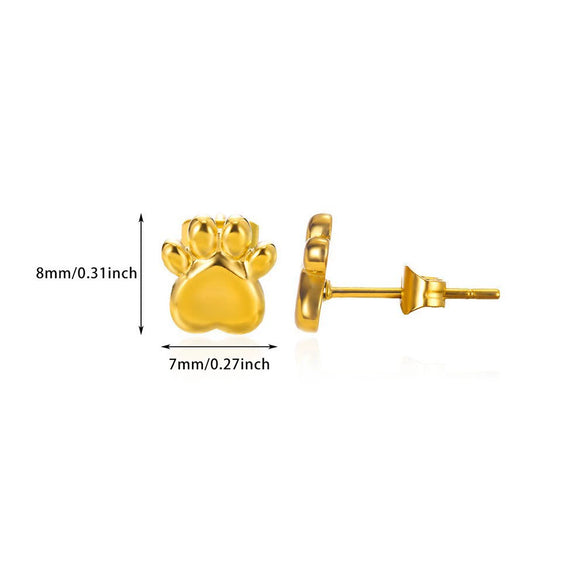 Wholesale Stainless Steel Earrings Goldplated With Heart Moon Starfish Shapes For Women