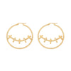 Wholesale Stainless Steel Earrings With Heart Shape And Butterfly Design Electroplated Exaggerated And Personalized For Women