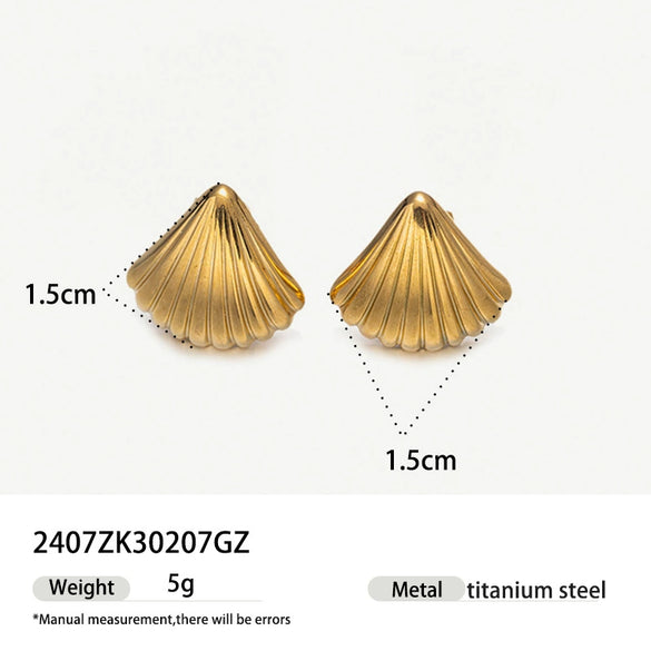 Wholesale Stainless Steel Electroplated Animal And Zodiac Pattern Earrings For Women