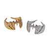 Wholesale Stainless Steel Electroplated Animal Pattern Open Ring For Women
