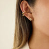 Wholesale Stainless Steel Electroplated Cat Paw Earrings For Women In Ins Style