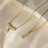 Wholesale Stainless Steel Electroplated Drop Shape Necklace For Women