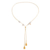 Wholesale Stainless Steel Electroplated Drop Shape Necklace For Women
