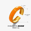 Wholesale Stainless Steel Electroplated Flower Pattern Ring For Women