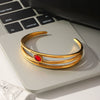 Wholesale Stainless Steel Electroplated Geometric Bracelet Jewelry Accessory