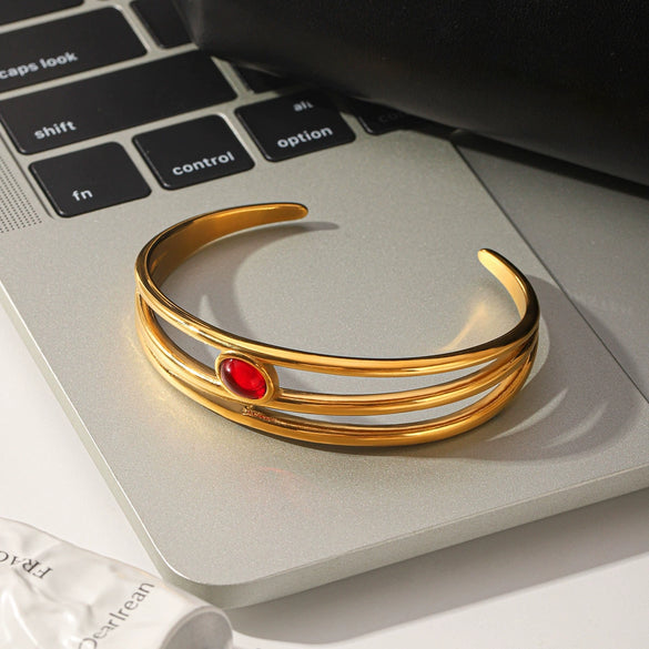 Wholesale Stainless Steel Electroplated Geometric Bracelet Jewelry Accessory