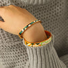 Wholesale Stainless Steel Electroplated Geometric Enamel Bracelet Trendy Ins Style Jewelry Accessories