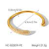 Wholesale Stainless Steel Electroplated Geometric Heartshaped Zircon Bracelet And Ring Jewelry