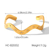 Wholesale Stainless Steel Electroplated Geometric Heartshaped Zircon Bracelet And Ring Jewelry