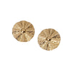 Wholesale Stainless Steel Electroplated Geometric Lotus Leaf Design Earrings For Women
