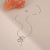 Wholesale Stainless Steel Electroplated Geometric Love Lock Key Necklace For Women