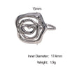 Wholesale Stainless Steel Electroplated Geometric Open Ring Hand Jewelry For Women