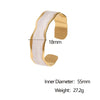 Wholesale Stainless Steel Electroplated Geometric Simple Bracelet For Women