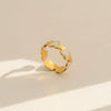 Wholesale Stainless Steel Electroplated Geometric Women's Rings