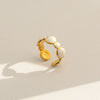 Wholesale Stainless Steel Electroplated Geometric Women's Rings