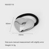 Wholesale Stainless Steel Electroplated Hair Ring And Love Bow Horsetail Hair Rope For Women