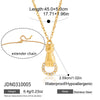 Wholesale Stainless Steel Electroplated Handshaped Pendant Necklace For Women
