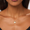 Wholesale Stainless Steel Electroplated Heart Shape Camera Pendant Clavicle Necklace Unisex Simple Style