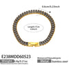 Wholesale Stainless Steel Electroplated Inlaid With Colored Zircon Bracelets And Necklaces For Women