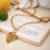 Wholesale Stainless Steel Electroplated Insect Shape Pendant Necklace For Women