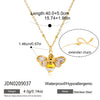 Wholesale Stainless Steel Electroplated Insectshaped Geometric Earrings For Women