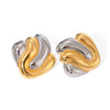 Wholesale Stainless Steel Electroplated Irregular Bump Earrings Geometric Style For Women