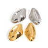 Wholesale Stainless Steel Electroplated Irregular Water Drop Shape Women's Earrings With Quiet Design Sense