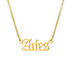 Wholesale Stainless Steel Electroplated 18K Gold Constellation Cross Chain Necklace Fashion Simple Versatile Unisex