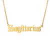 Wholesale Stainless Steel Electroplated 18K Gold Constellation Cross Chain Necklace Fashion Simple Versatile Unisex