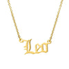 Wholesale Stainless Steel Electroplated 18K Gold Constellation Cross Chain Necklace Fashion Simple Versatile Unisex