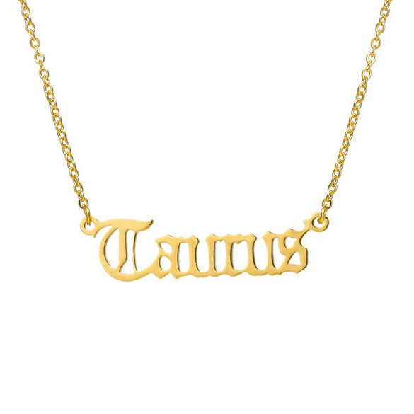 Wholesale Stainless Steel Electroplated 18K Gold Constellation Cross Chain Necklace Fashion Simple Versatile Unisex