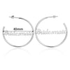 Wholesale Stainless Steel Electroplated Letters Numbers Text Round Earrings For Women