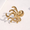 Wholesale Stainless Steel Electroplated Octopus Open Ring Bracelet For Women
