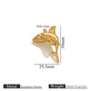Wholesale Stainless Steel Electroplated Shark Pendant Jewelry Necklace