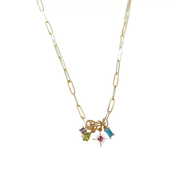 Wholesale Stainless Steel Electroplated Star Pattern Necklace Original Design Unisex