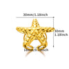Wholesale Stainless Steel Electroplated Star Shape Geometric Vacation Style Women's Ring