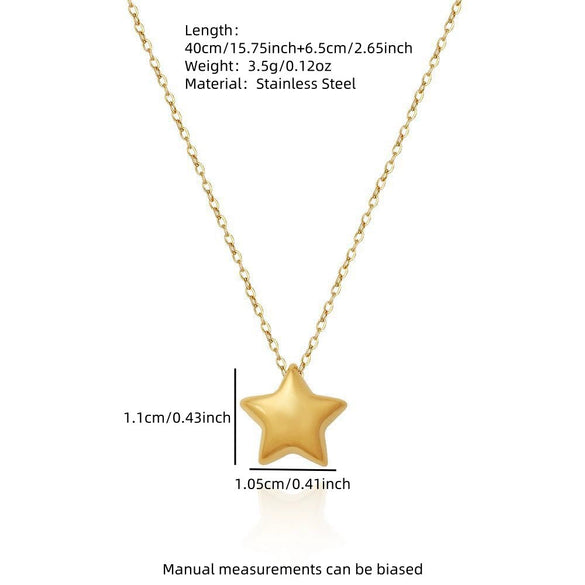 Wholesale Stainless Steel Electroplated Star Sun And Moon Clouds Universe Fivepointed Star Pendant Earrings And Necklace Set For Women