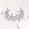Wholesale Stainless Steel Electroplated Starfish Open Bracelet Simple Casual Style Accessories
