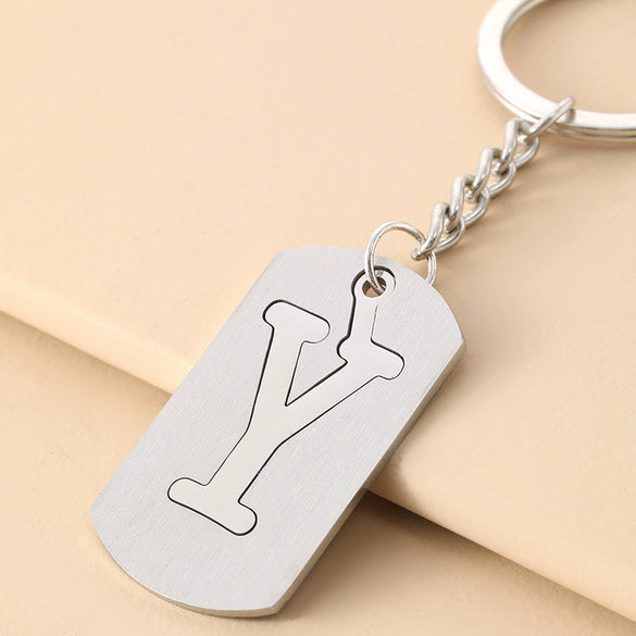 Wholesale Stainless Steel Ellipse Military Style Key Chain Pendant